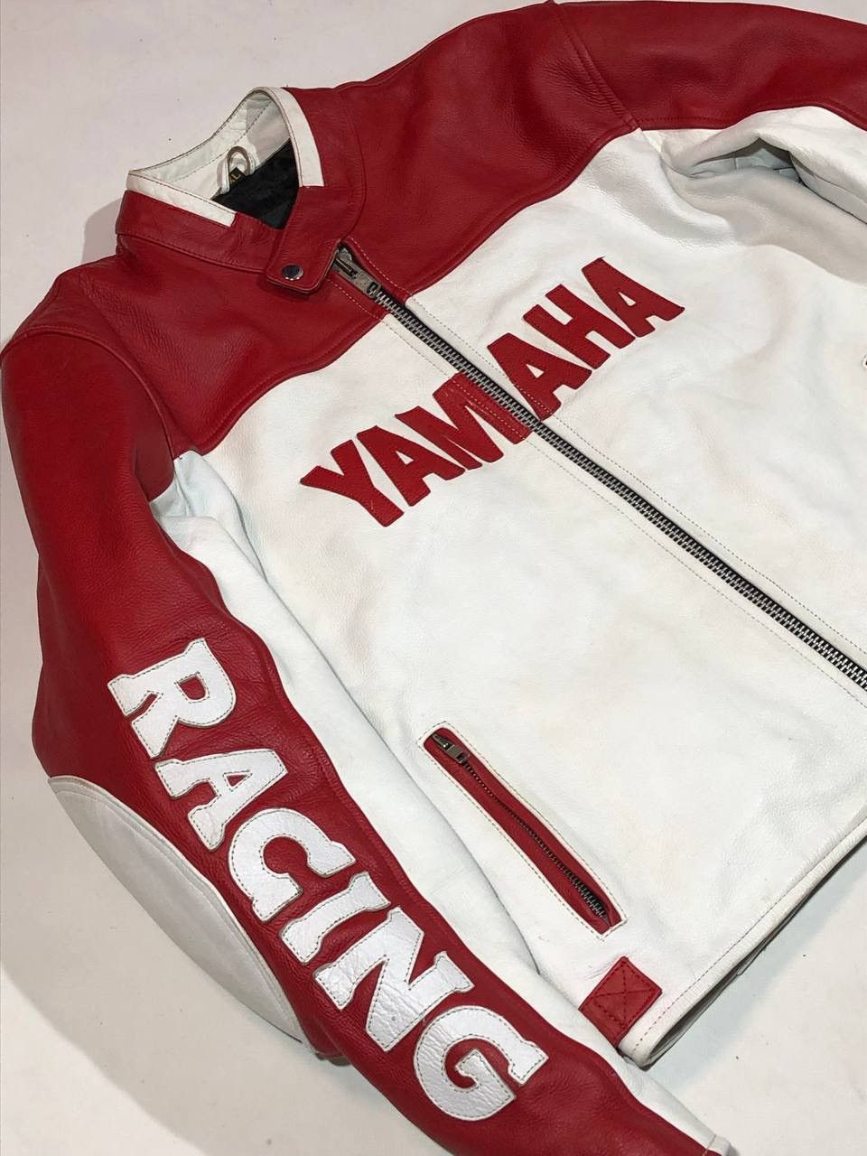 Yamaha Yamaha Moto Vintage Leather Racing Jacket Size US XL / EU 56 / 4 - 7 Thumbnail