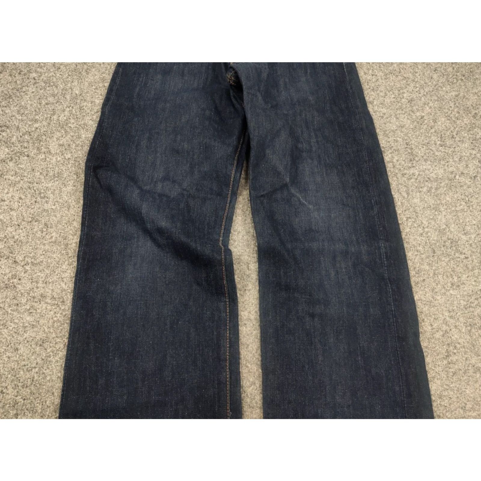Denime Vintage D.H. Tribute Japanese Selvedge Faded Denim Jeans Men 32 Blue 5-Pocket Design Regular Straight 90s Japan PMID Size US 32 / EU 48 - 7 Thumbnail