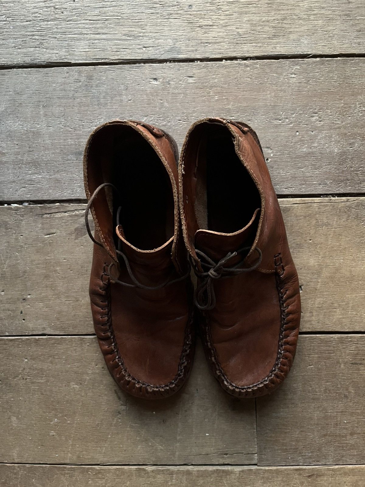 Buttero Vintage Buttero Handmade Italian Leather Ankle Leather Laced Size US 8.5 / EU 41-42 - 4 Thumbnail
