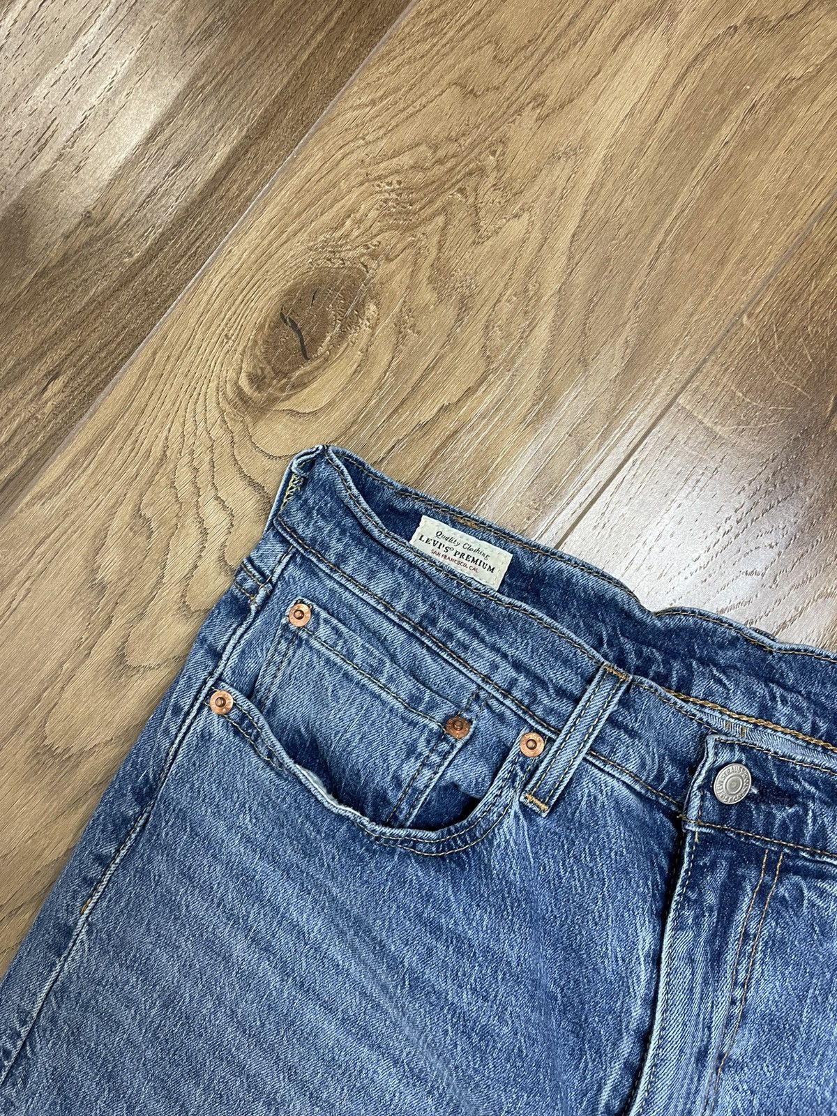 Levi's Vintage Levi’s 502 Y2K Blue Stonewashed Denim Jeans Pants Size US 32 / EU 48 - 7 Thumbnail
