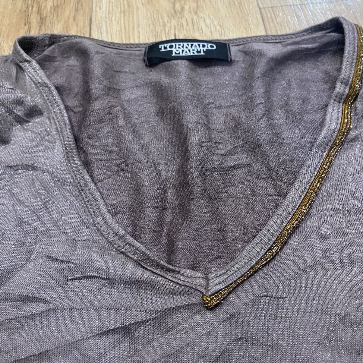 Tornado Mart 2000s Tornado Mart - Vkei Style V Neck Streched LS Size S / US 4 / IT 40 - 7 Thumbnail