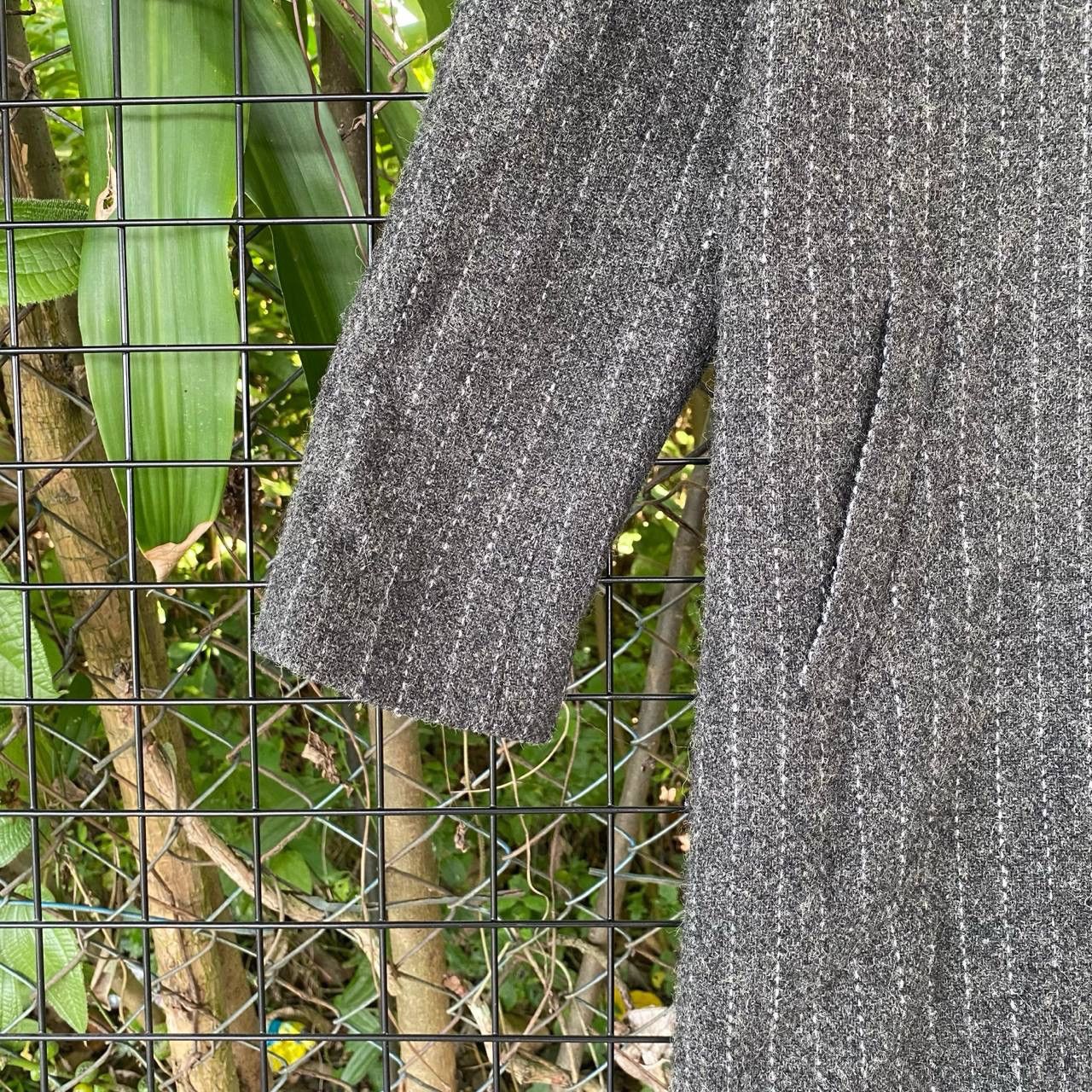 Harris Tweed Steals🔥Vtg Harris Tweed Habd Woven Pure Wool Long Coat Size L / US 10 / IT 46 - 4 Thumbnail
