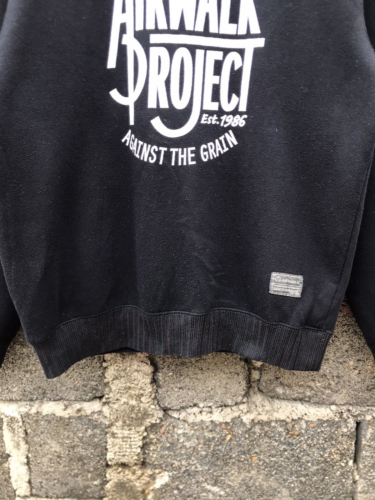 Airwalk × Sex Skateboards ⚡️Vintage Airwalk Project Round Neck Fleece Inside Sweatshirt Size US M / EU 48-50 / 2 - 3 Thumbnail
