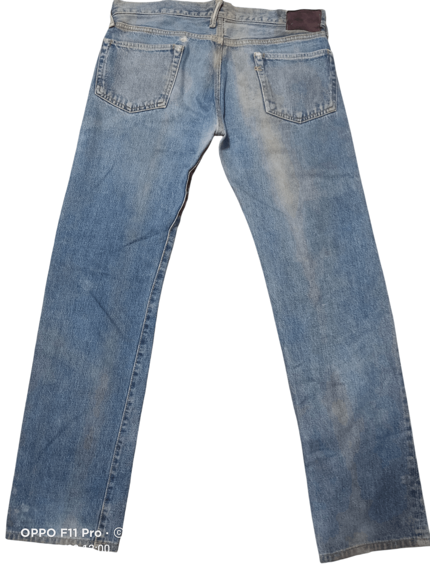 45rpm × Japanese Brand 45 Rpm Denim SunFaded Vintage Distressdenim Size US 34 / EU 50 - 1 Thumbnail