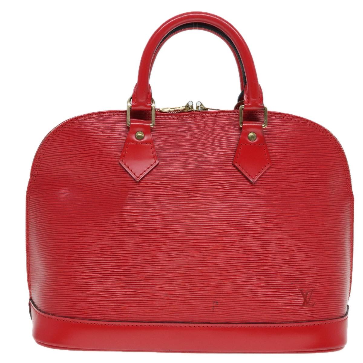 Louis Vuitton Alma Red Leather Handbag (Pre-Owned) Size ONE SIZE - 1 Thumbnail