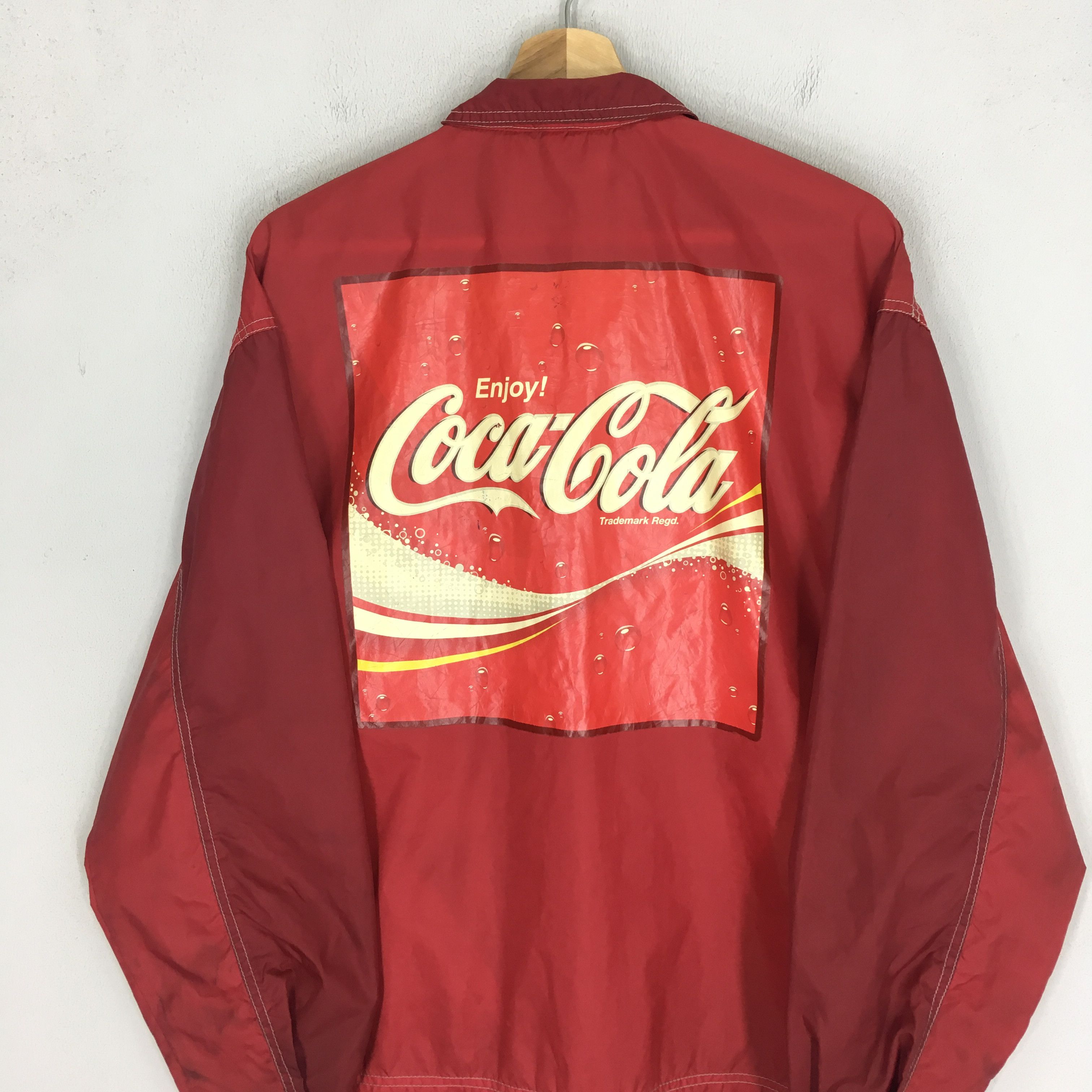 Coca Cola Vintage 90's Coca Cola Light Jacket Carbonated Drink Coke Size US L / EU 52-54 / 3 - 4 Thumbnail