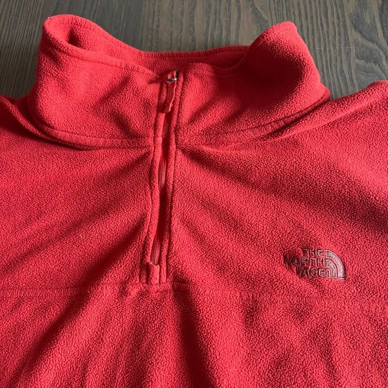 The North Face North Face Pullover Mens XXL Red Quarter Zip Fleece Size US XXL / EU 58 / 5 - 2 Thumbnail