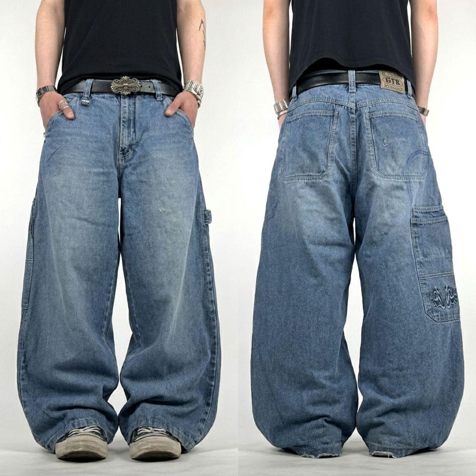 Vintage Kikwear 91 Rave Pants Wide Leg | Grailed