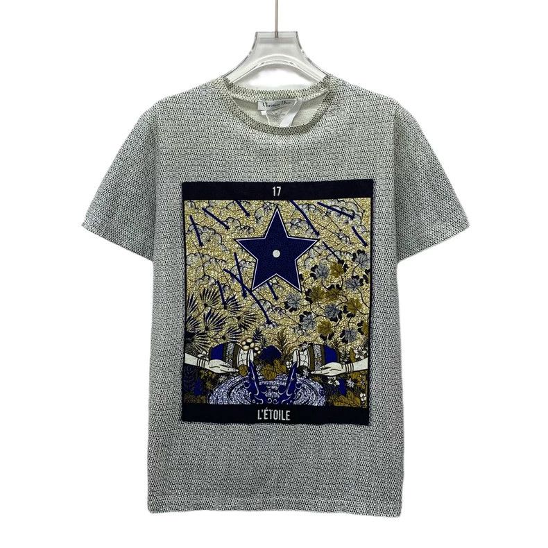 Dior Dior Gray constellation printed cotton round-neck long-slee Size US S / EU 44-46 / 1 - 1 Thumbnail