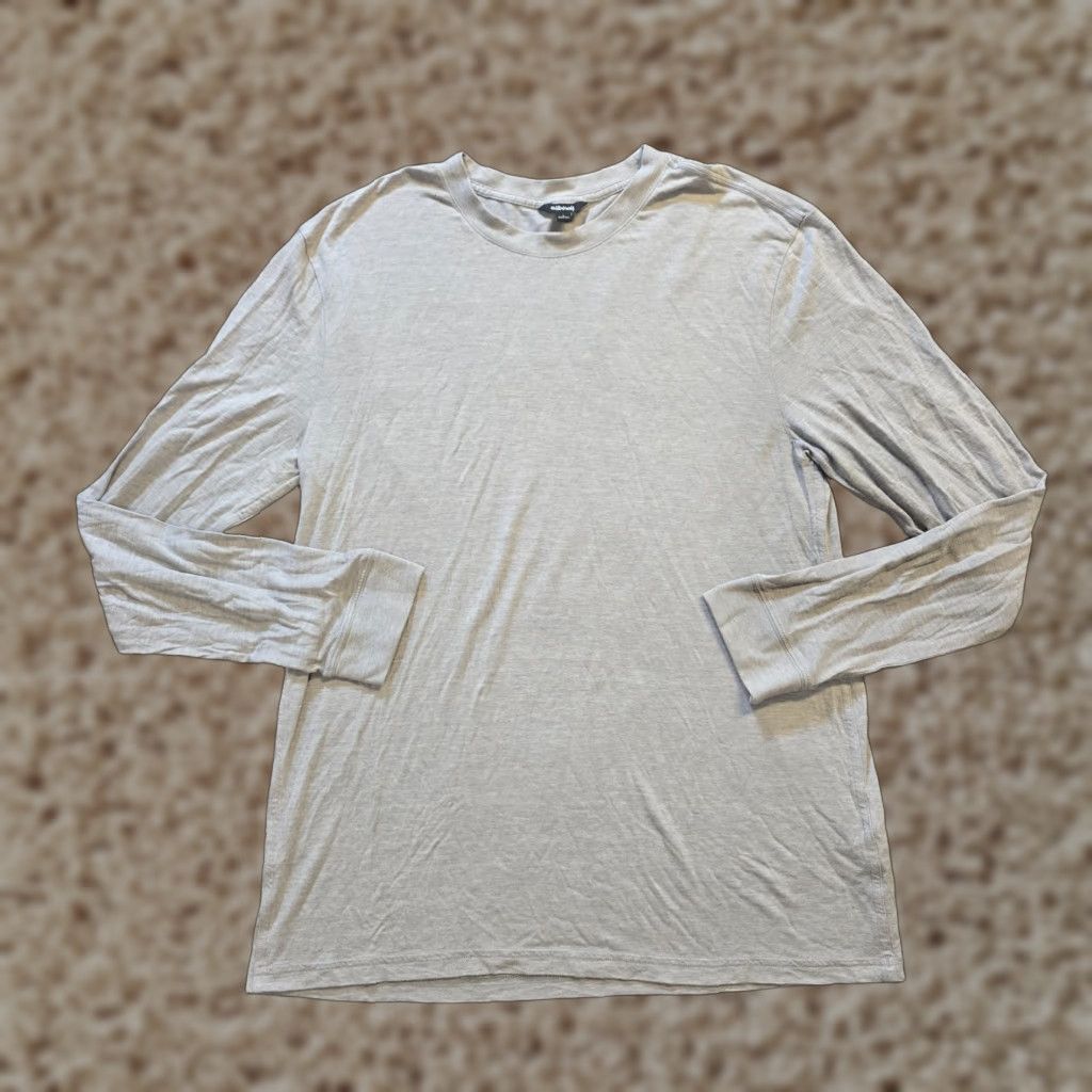 Allbirds All Birds Top Womens Size Large Gray Long Sleeve Crew Neck Casual T-Shirt Size L / US 10 / IT 46 - 1 Thumbnail