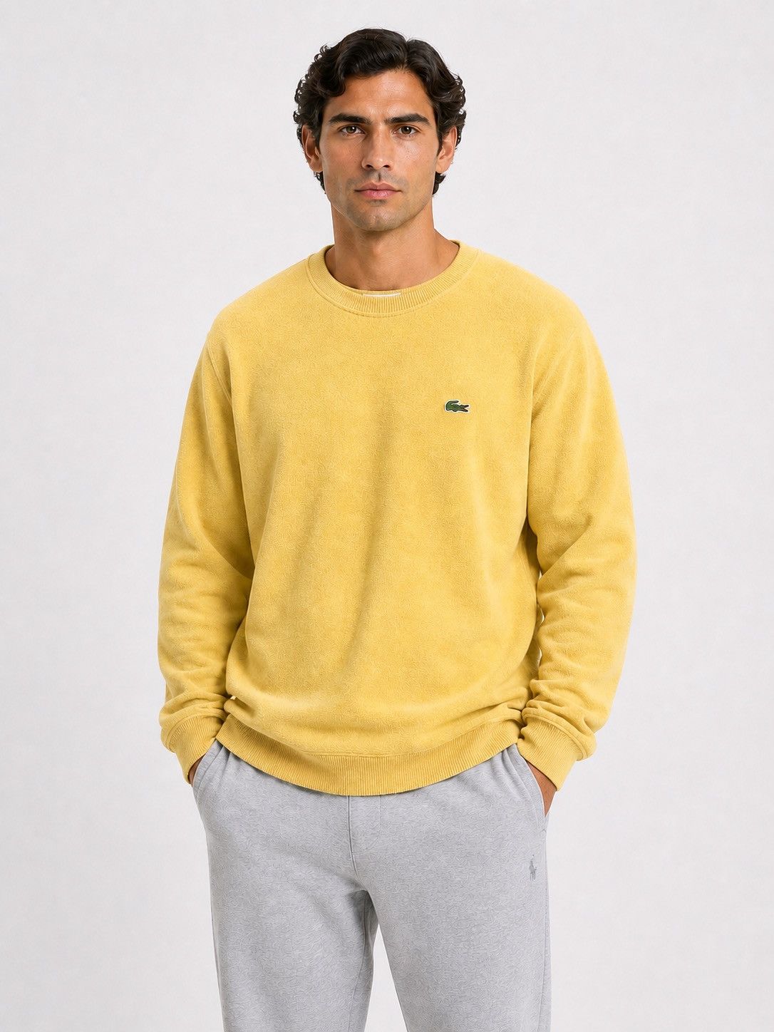 Lacoste Lacoste Chemise Wool Sweater Yellow Size 4 Vintage 90’s Size US L / EU 52-54 / 3 - 1 Thumbnail