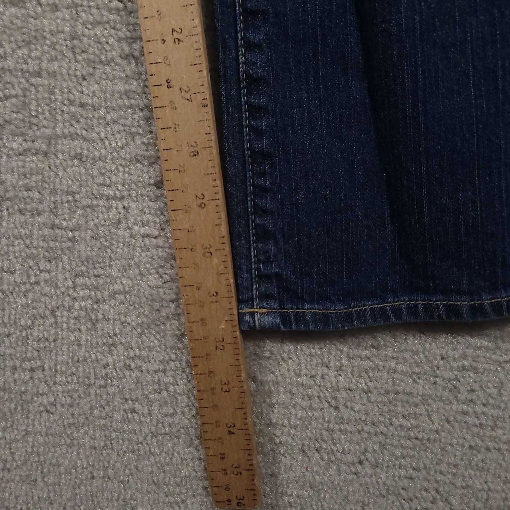 Eddie Bauer Eddie Bauer Jeans Womens 2R Blue Natural Barely Boot Stretch Denim Mid Rise Casual Pants Jeans Size 26" / US 2 / IT 38 - 5 Thumbnail
