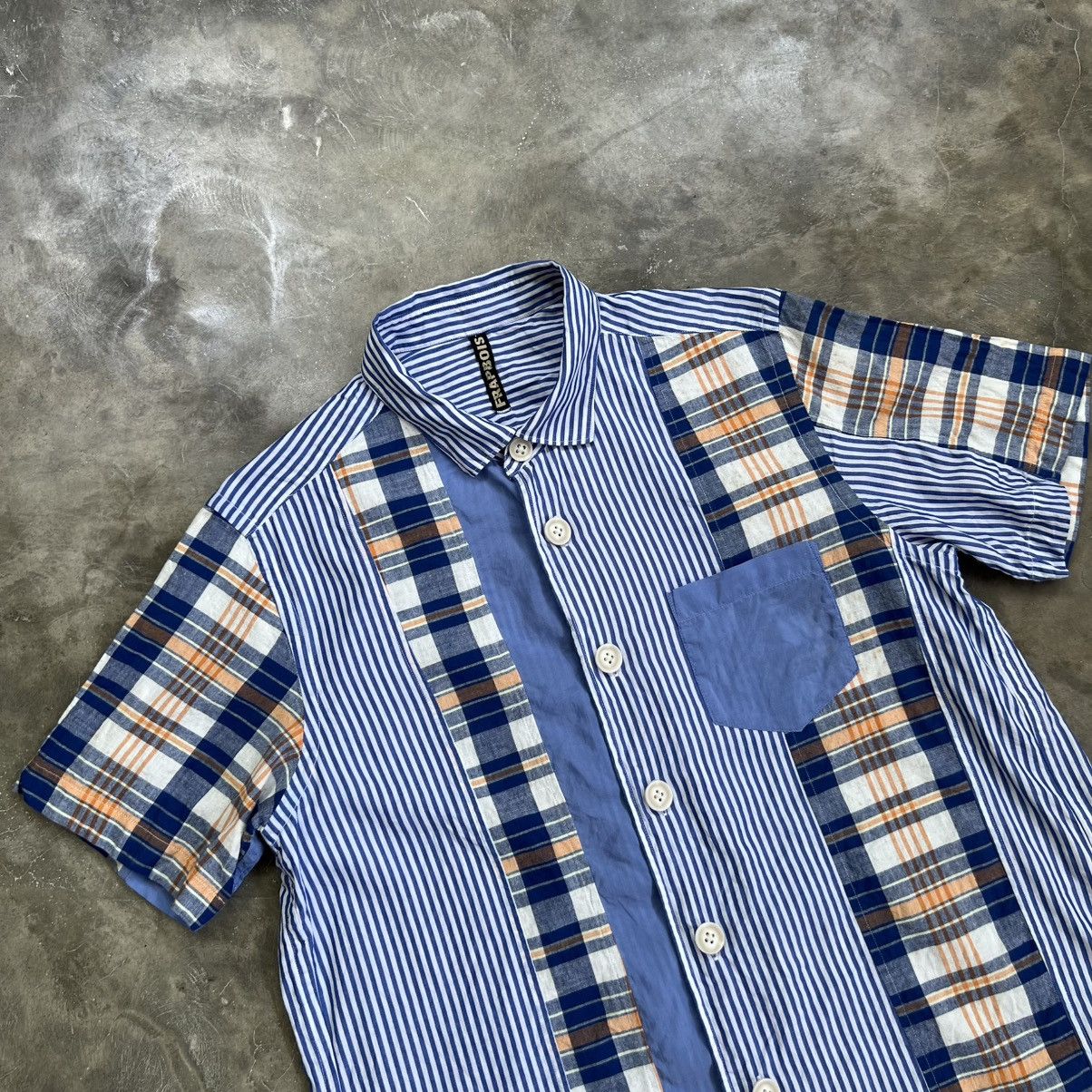 Issey Miyake Frabois Patchwork Button up Shirt Size US M / EU 48-50 / 2 - 2 Thumbnail