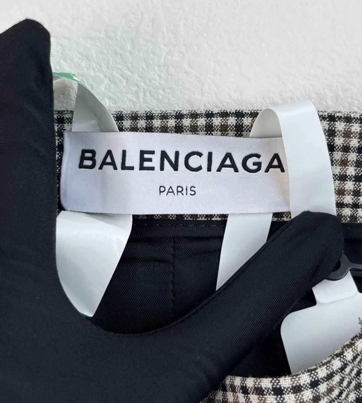 Balenciaga Balenciaga grid damaged short skirt Size 26" / US 2 / IT 38 - 4 Thumbnail