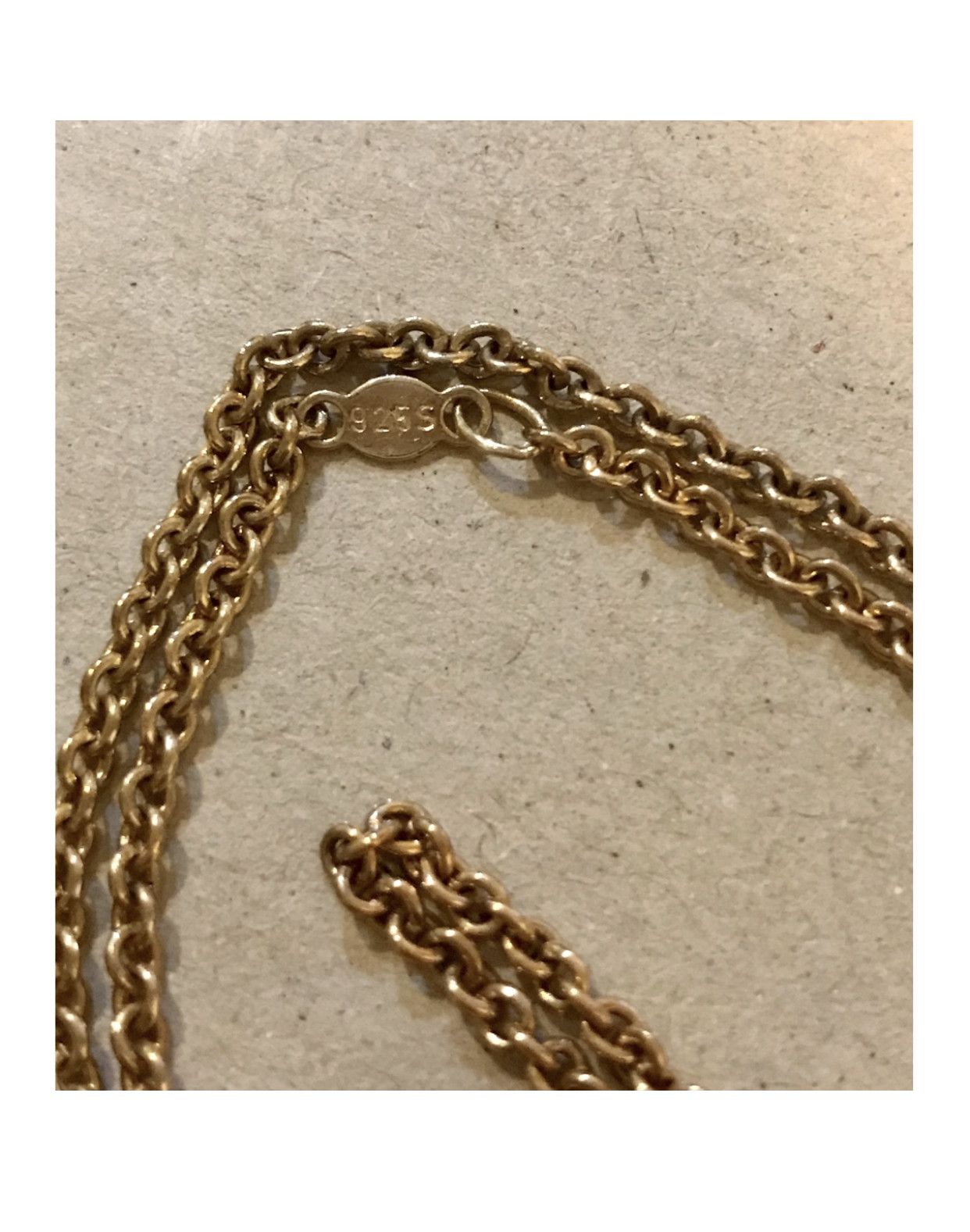 Georg Jensen Georg Jensen yellow Gild Gilded Sterling Silver Chain Size ONE SIZE - 3 Thumbnail