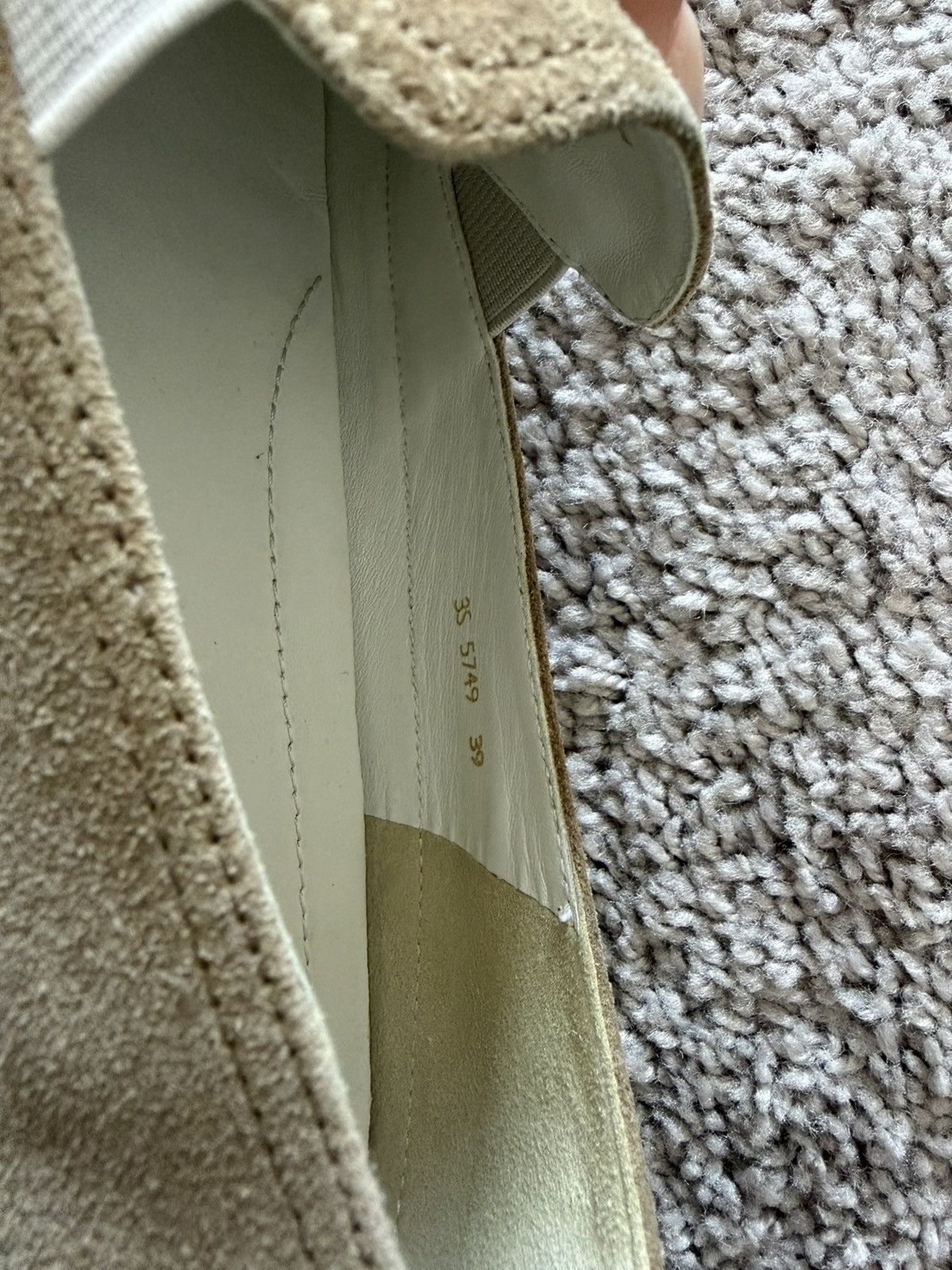 Prada Prada beige loafers EU39 US8.5 Size US 8.5 / IT 38.5 - 3 Thumbnail