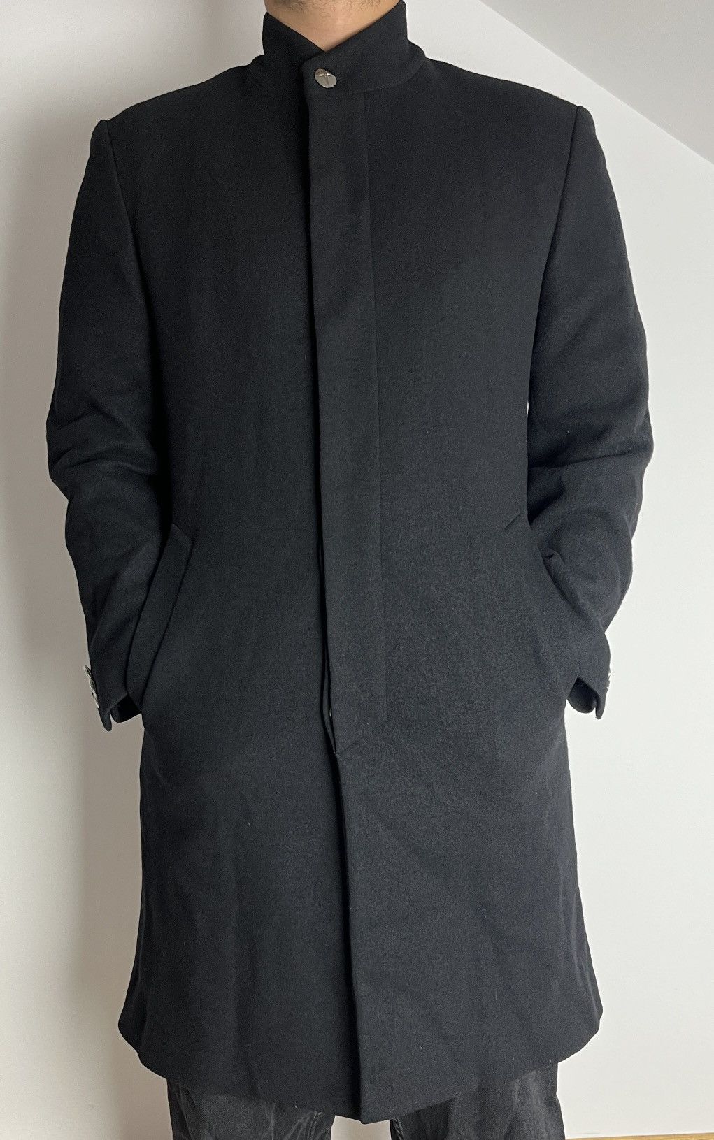 Thierry Mugler Vintage Very Rare THIERRY MUGLER wool coat jacket Size US M / EU 48-50 / 2 - 2 Thumbnail