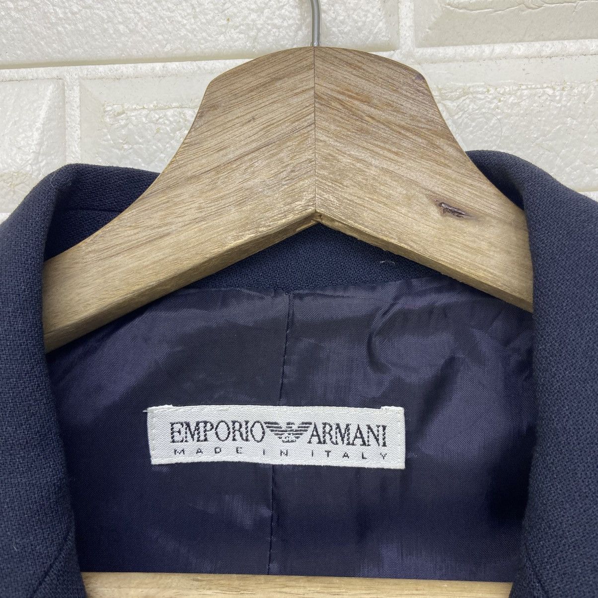 Emporio Armani Emporio Armani Made in Italy Laine Wool Blazer Coat Size XS / US 0-2 / IT 36-38 - 8 Thumbnail