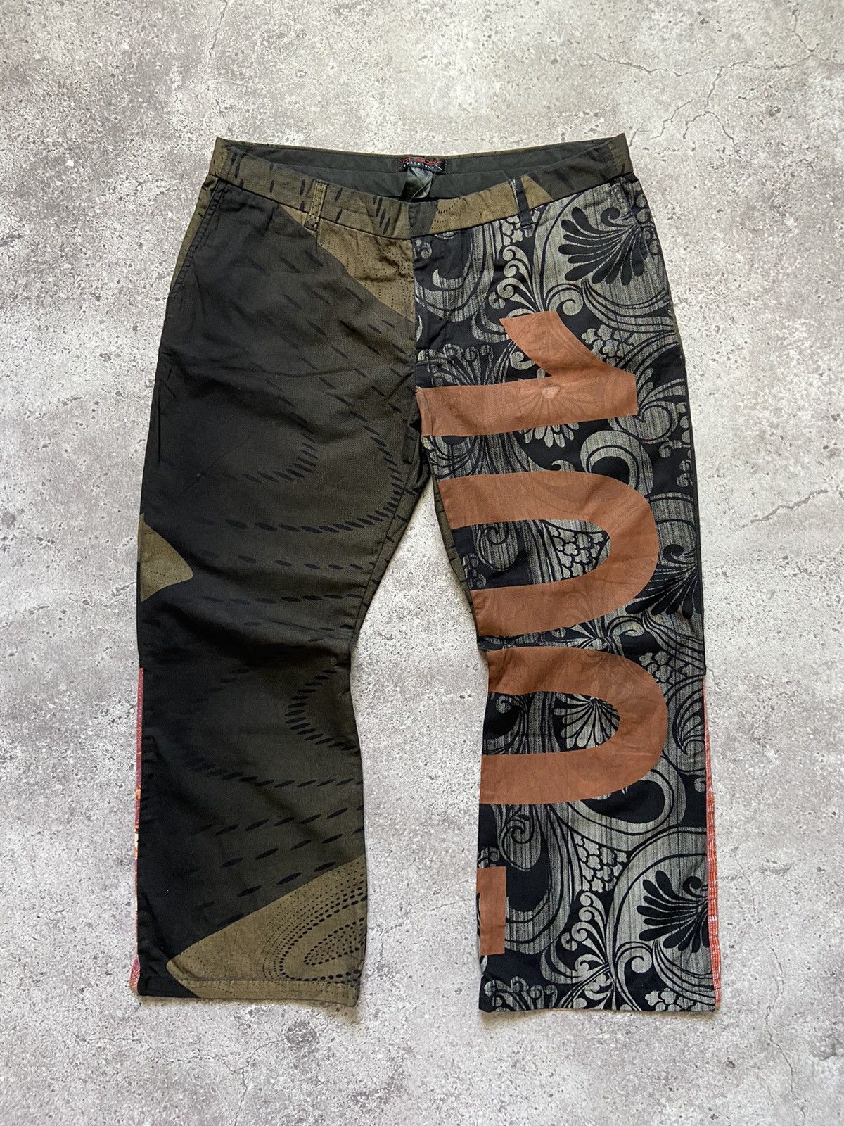 Custo Barcelona pop art fantastic 90s vintage graphic pants