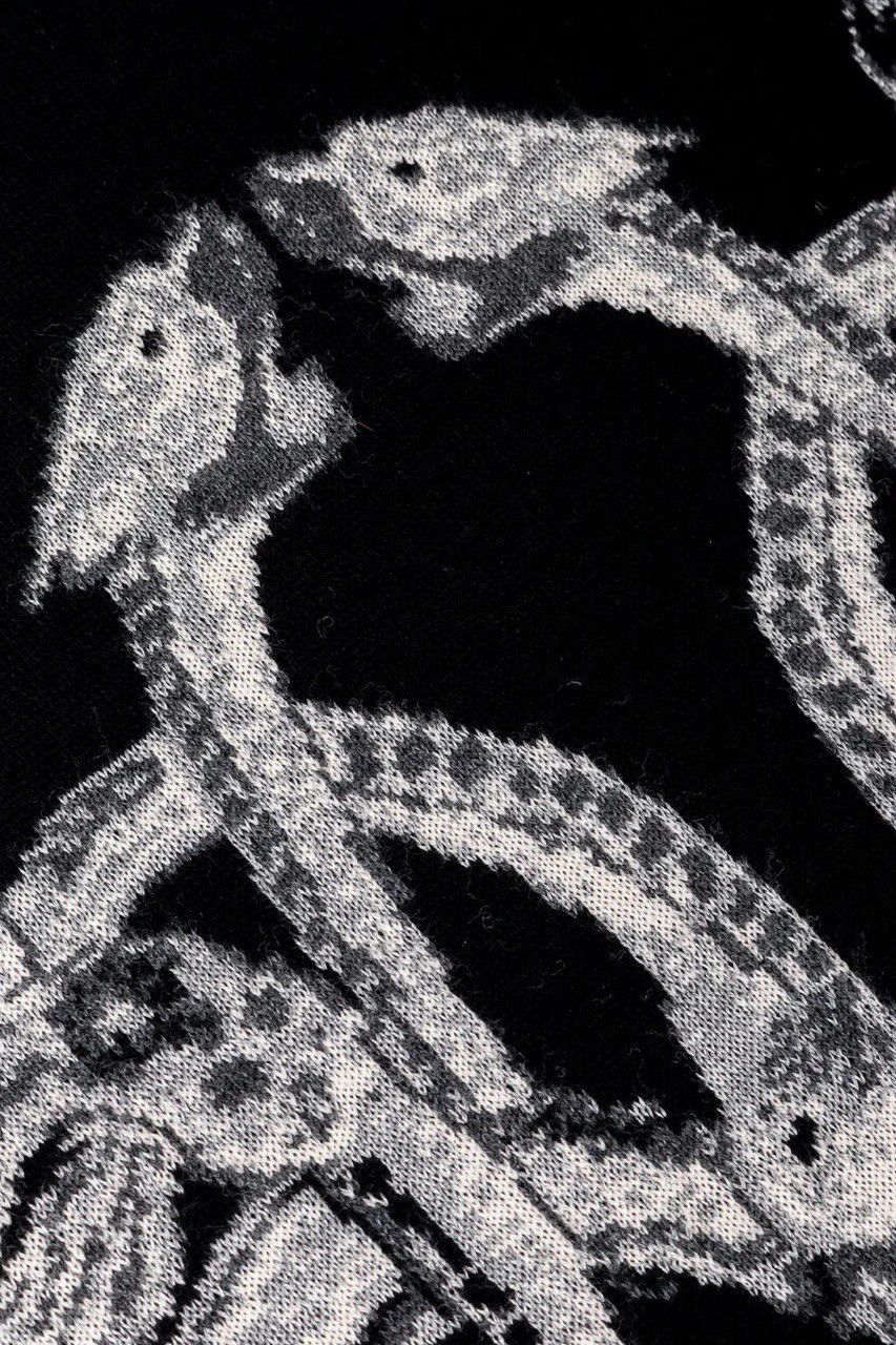 Alexander McQueen ★0% TAX★ F/W2010 Alexander McQueen Wool-Silk Graphic Dress Size S / US 4 / IT 40 - 6 Thumbnail