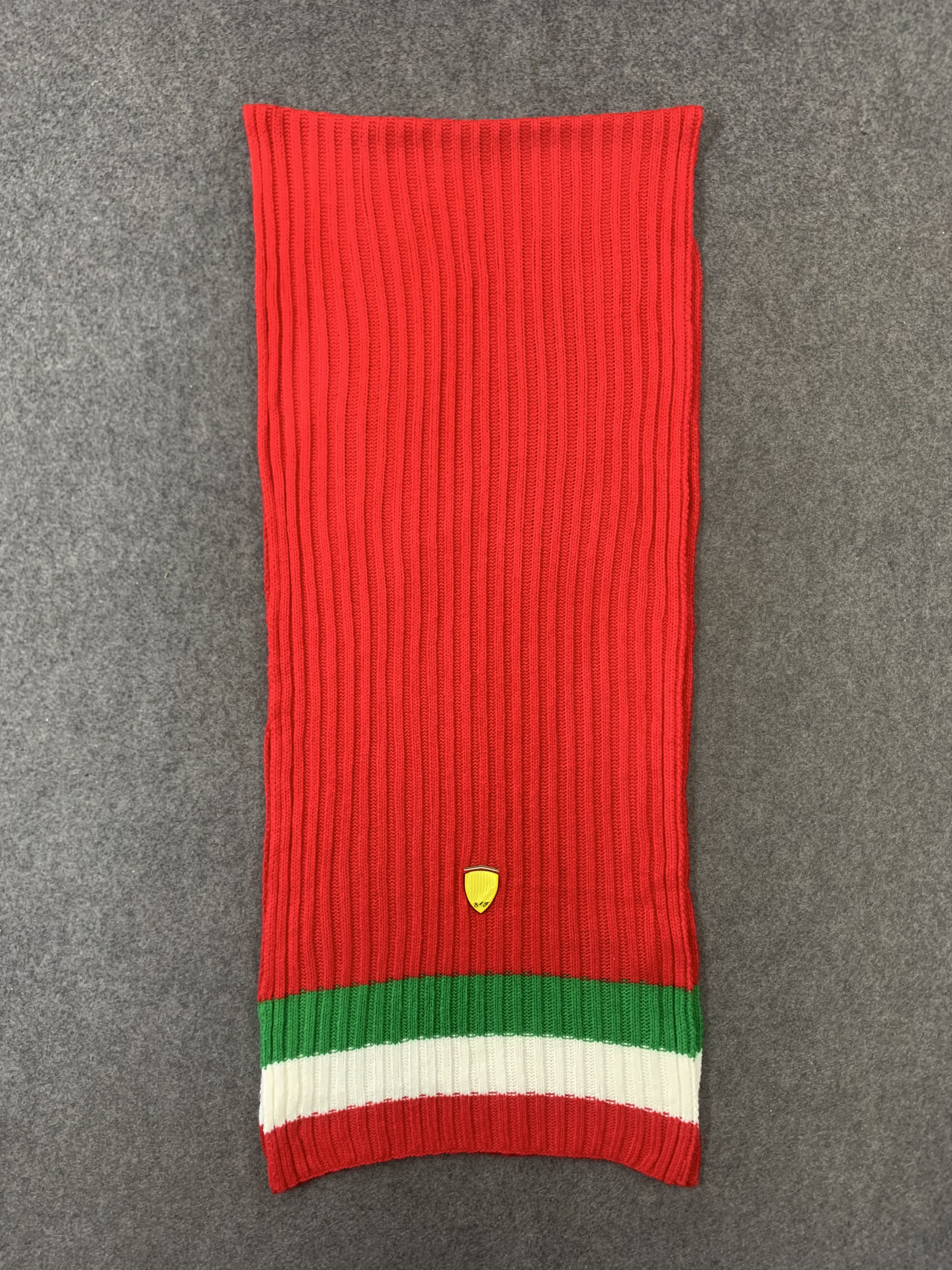 Ferrari Ferrari Scarf Wool Muffler Neck Wrap BL9317 Size ONE SIZE - 2 Thumbnail