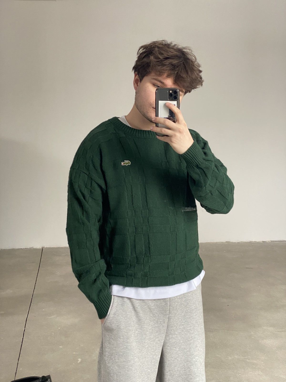Lacoste Vintage Lacoste Knit Wool Sweater Size US L / EU 52-54 / 3 - 5 Thumbnail
