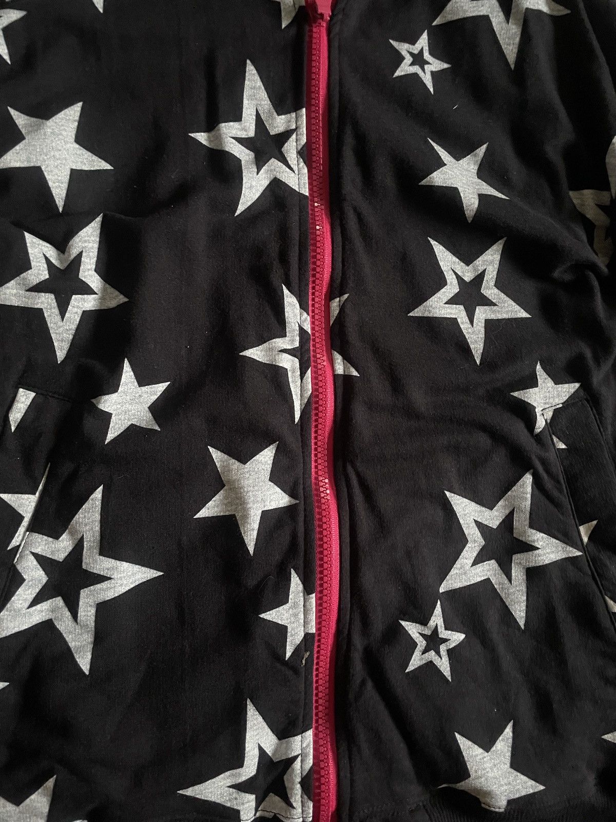Japanese Brand 2000s Japanese Archive LOCK HEAVEN Vkei Star Zip Hoodie ...