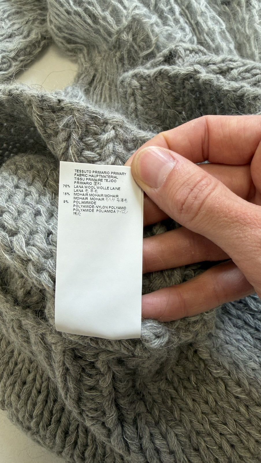 Maison Margiela A/W 14 ‘Degrade Cobweb’ Knit Sweater Size US M / EU 48-50 / 2 - 12 Thumbnail