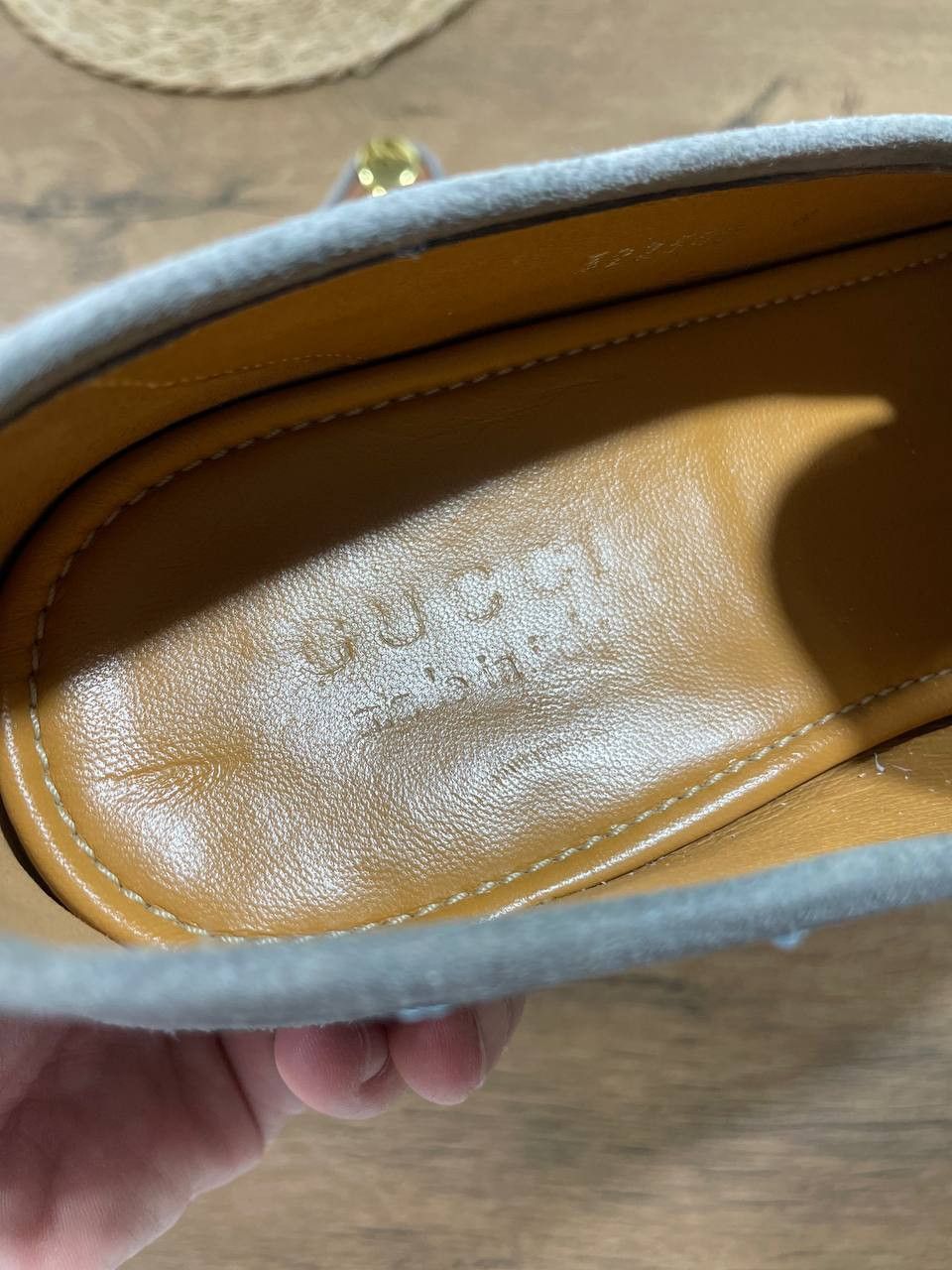Gucci Gucci horsebit mens suede lite blue loafers size UK 8 US 9 Size US 9 / EU 42 - 11 Thumbnail