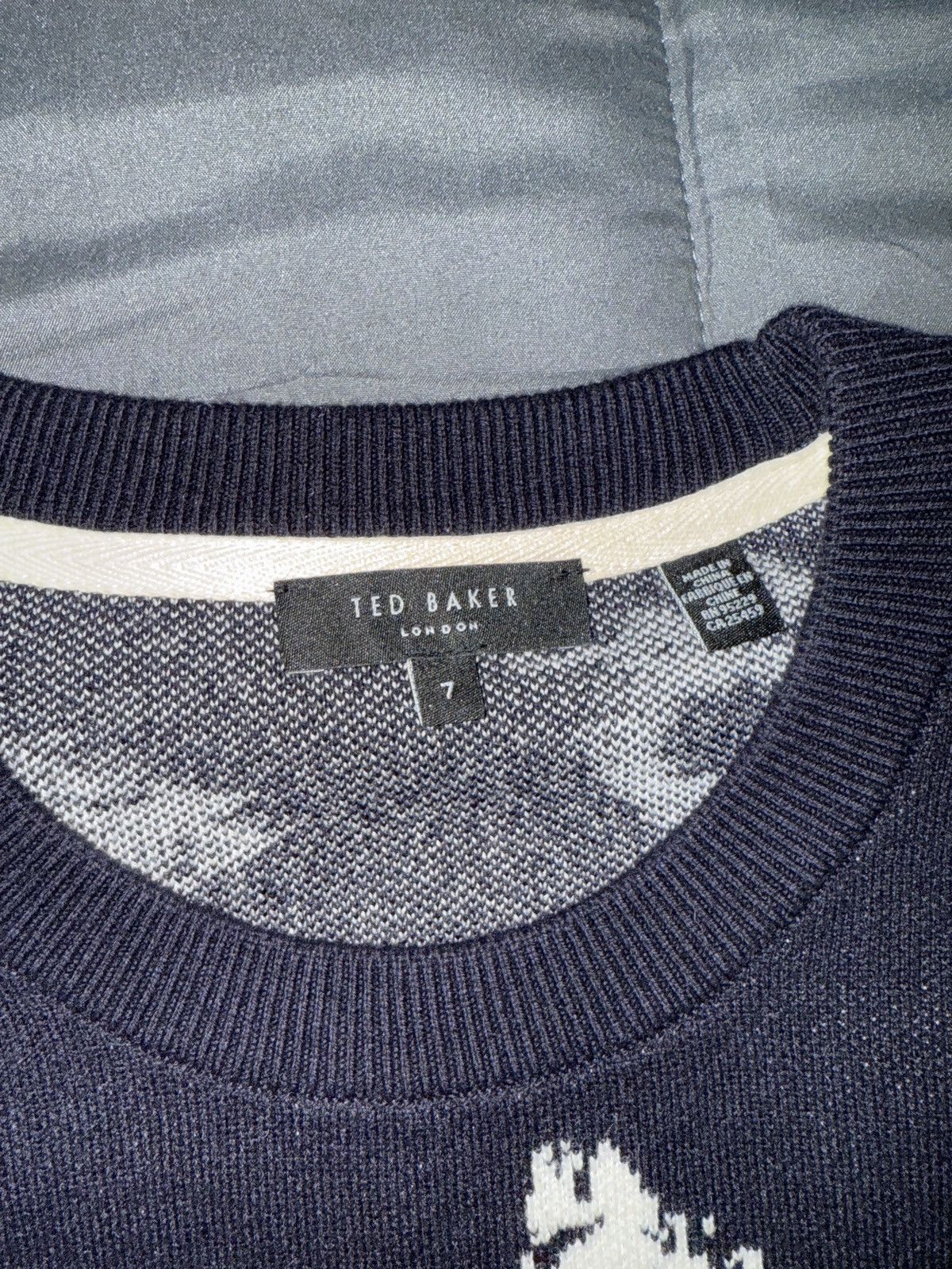 Ted Baker Ted Baker Wionna Jacquard Wool Sweater Size L / US 10 / IT 46 - 3 Thumbnail