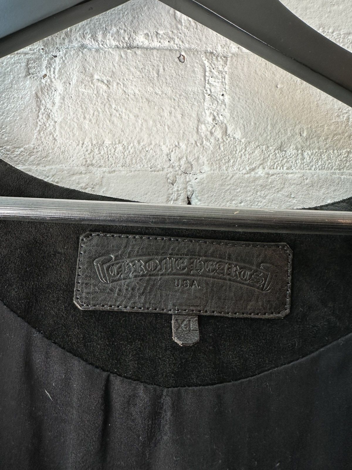 Chrome hearts vintage suede vest