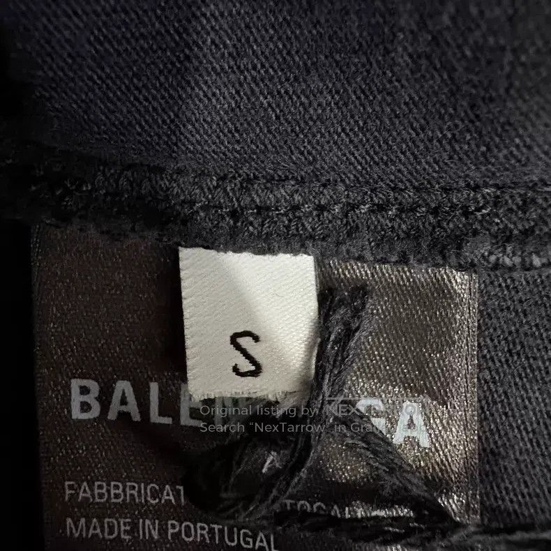 Balenciaga Balenciaga Black logo scissors graffiti print round neck s Size US S / EU 44-46 / 1 - 5 Thumbnail