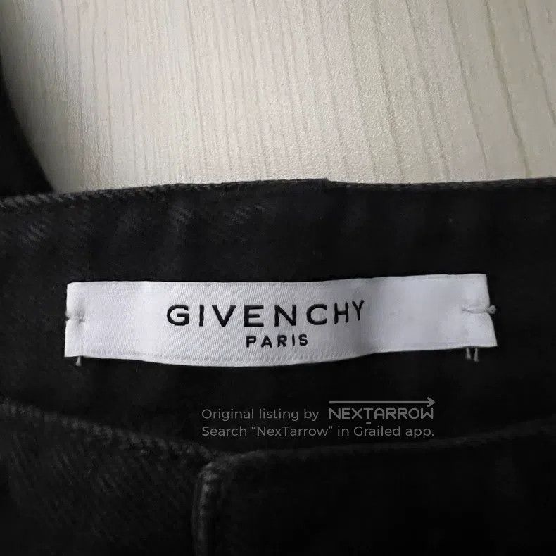 Givenchy Givenchy Zipper Ripped Denim Pants Size US 31 - 3 Thumbnail