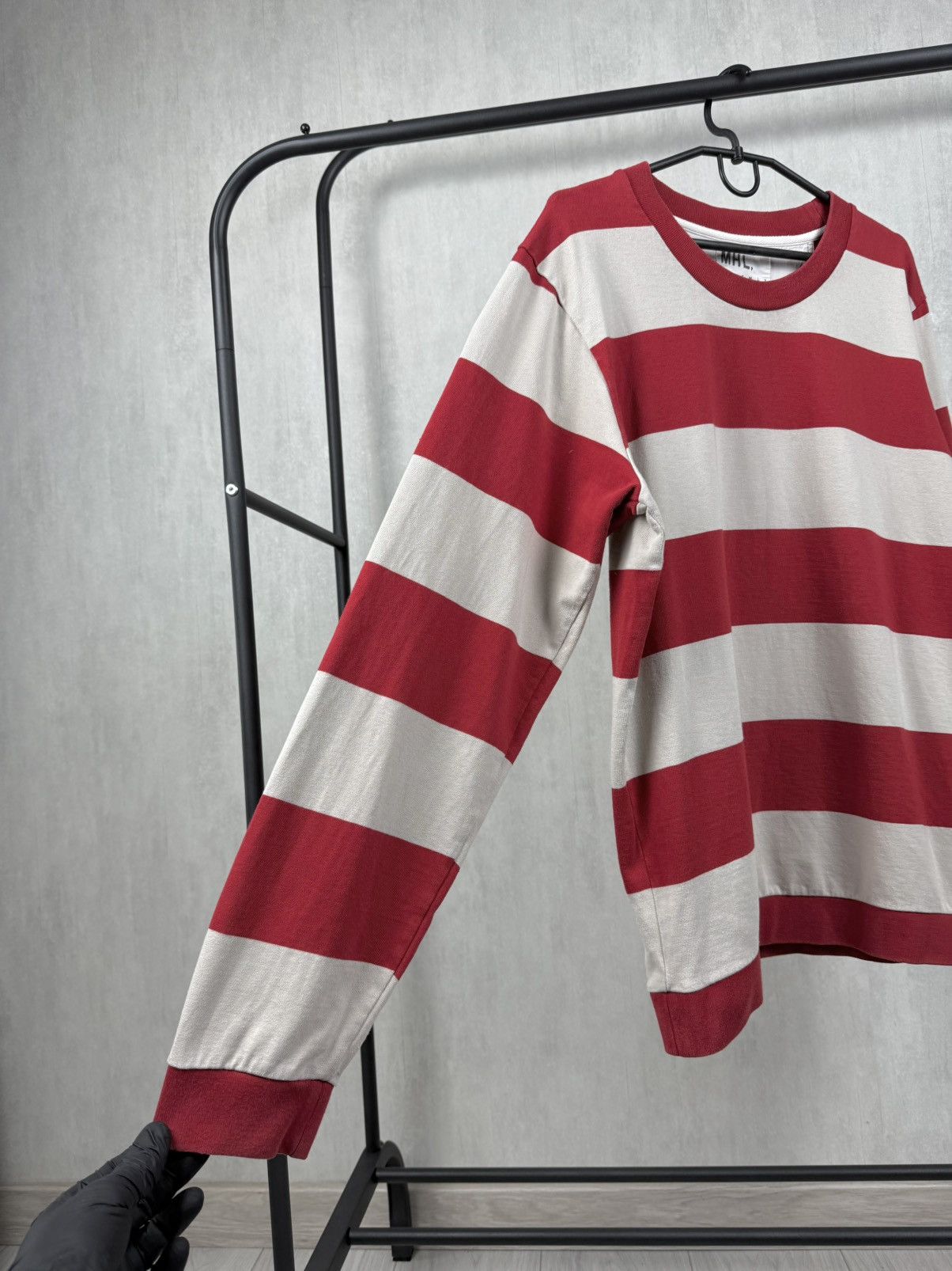 Margaret Howell Margaret Howell MHL Men’s Striped Cotton Sweatshirt Size M Size US M / EU 48-50 / 2 - 3 Thumbnail