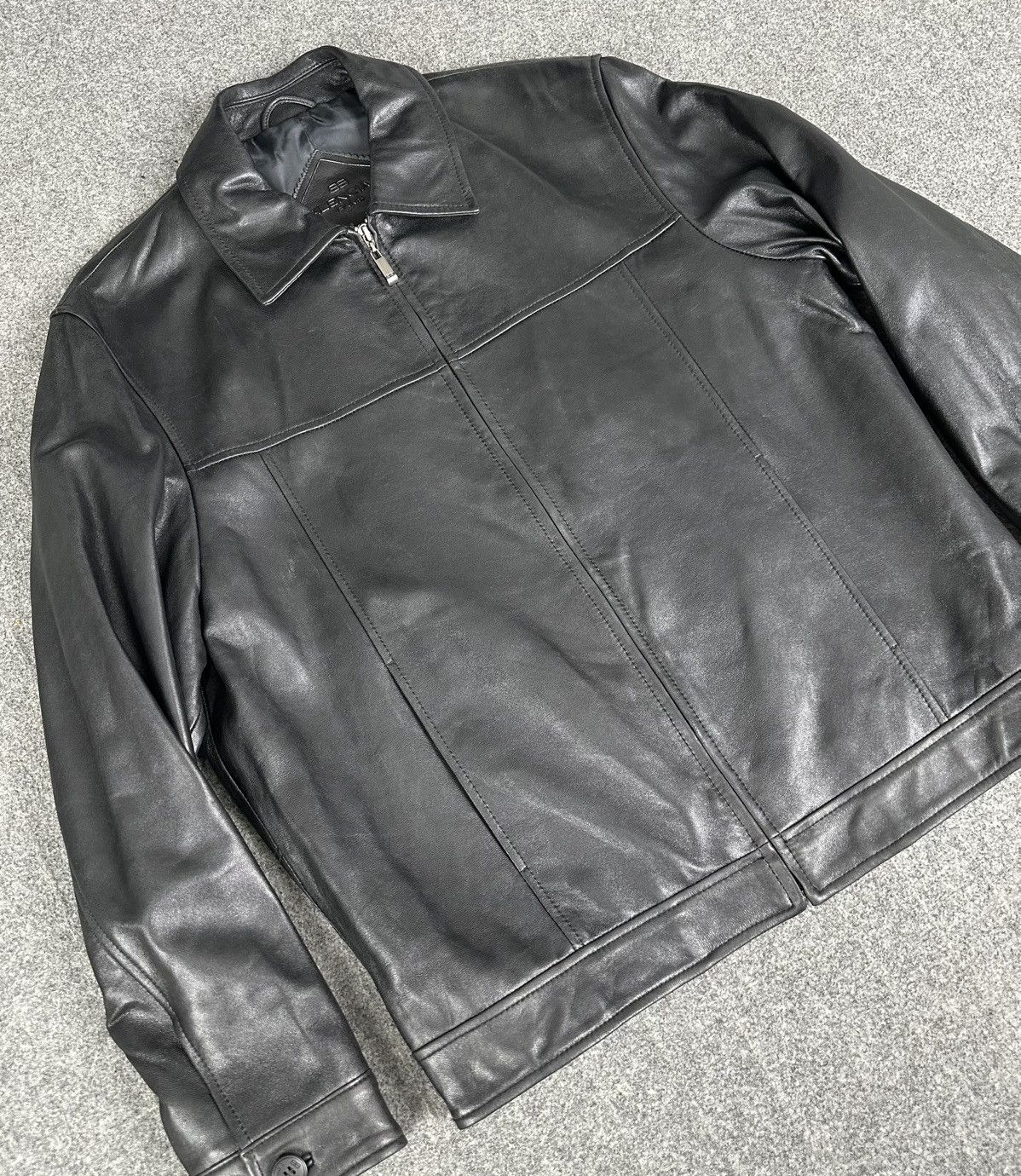 Balenciaga Balenciaga - Nicolas Ghesquiere 1997 Zip-Up Leather Jacket Size US M / EU 48-50 / 2 - 3 Thumbnail