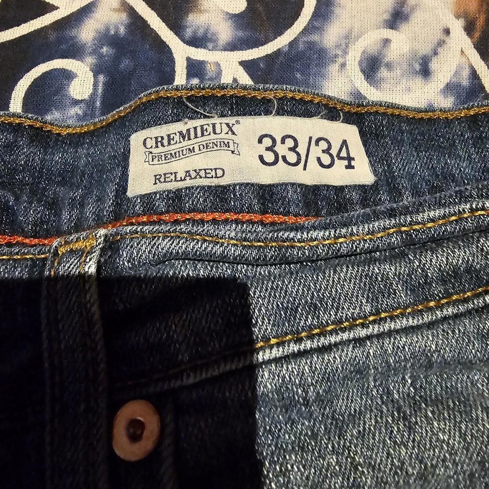 Cremieux Cremieux Men's Blue Jeans 33 x 34 Size US 33 - 5 Thumbnail
