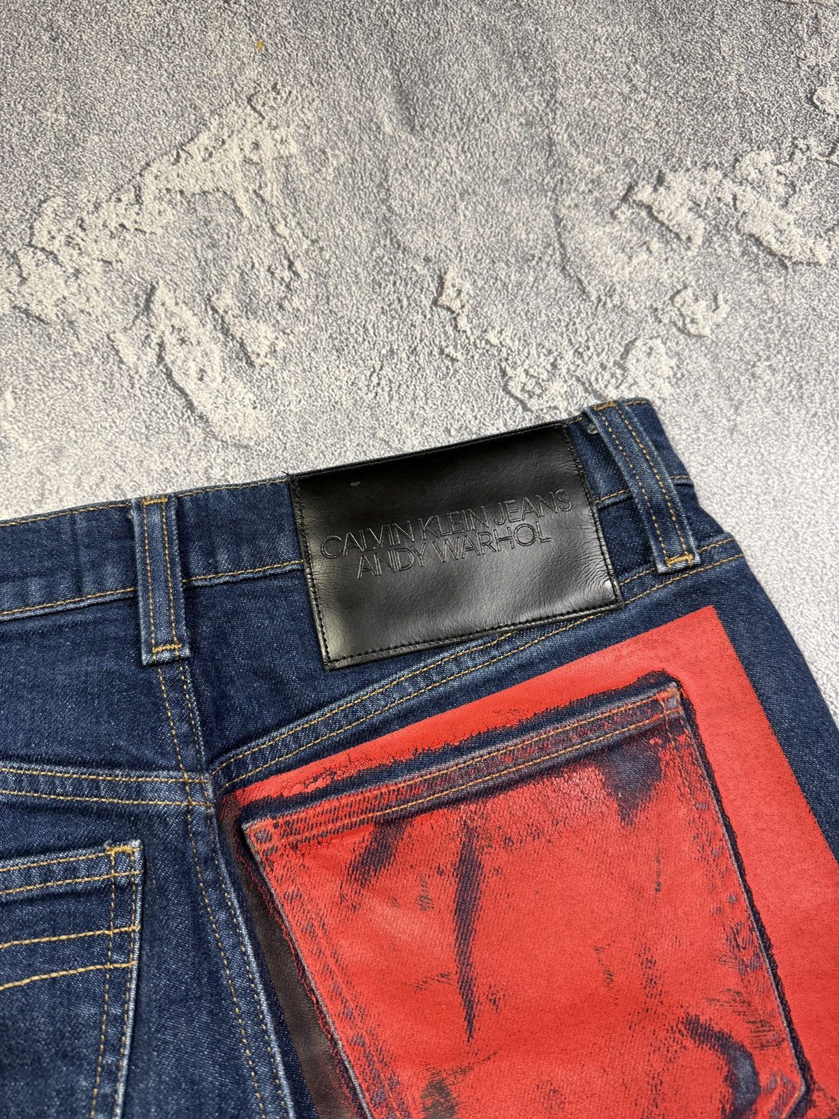 Andy Warhol Calvin Klein x Andy Warhol by Raf Simons Denim Jeans Size US 29 - 7 Thumbnail