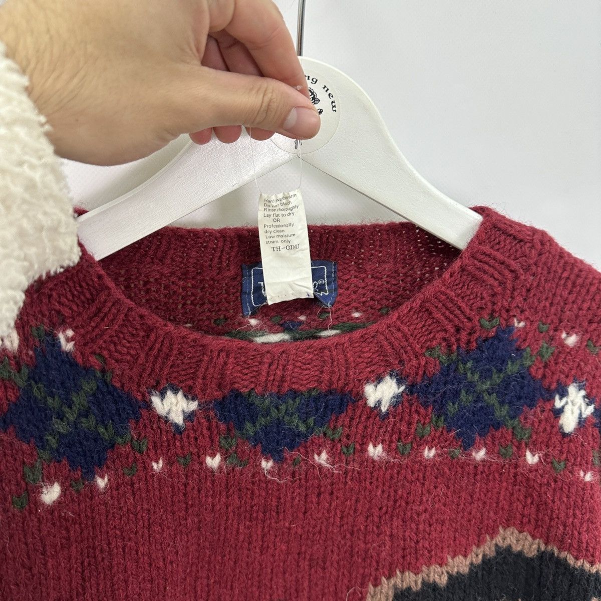Woolrich Woolen Mills Vintage 90s Woolrich Woman knitted sweater Dogs Cute y2k og Size S / US 4 / IT 40 - 6 Thumbnail
