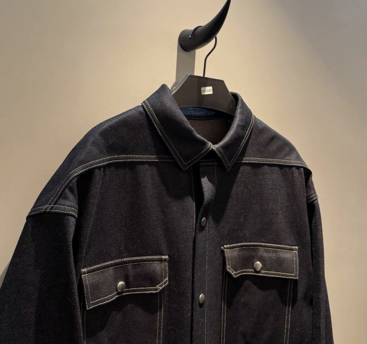 Rick Owens Rick Owens Mainline Runway Denim Jacket Size US M / EU 48-50 / 2 - 2 Thumbnail