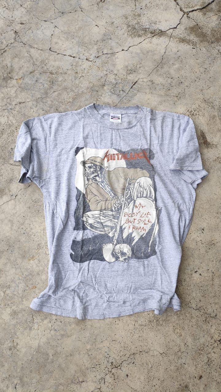 Band Tees VINTAGE 90'S METALLICA PUSHEAD TEE Size US XL / EU 56 / 4 - 2 Thumbnail