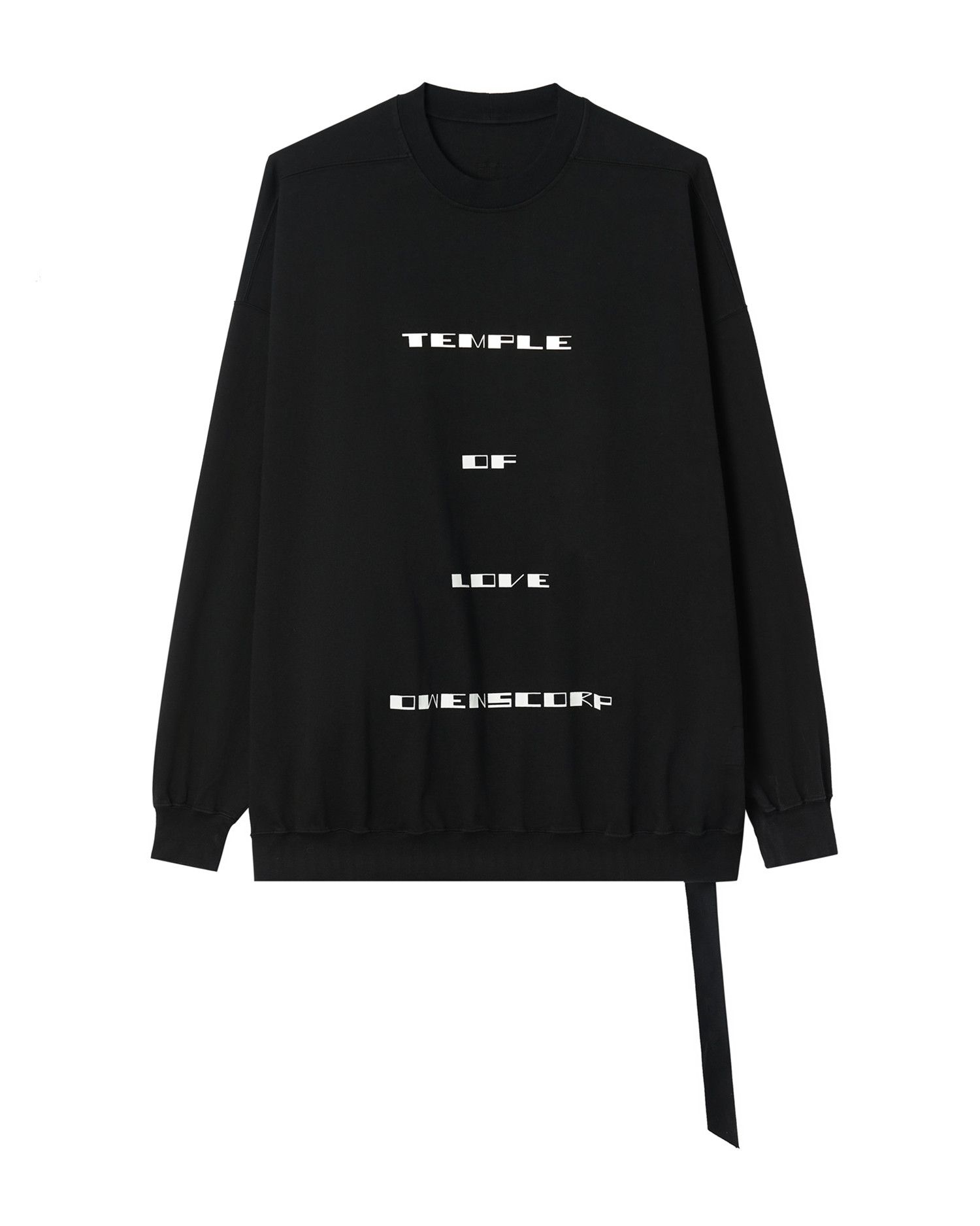 Rick Owens Last Size Rick Owens Viscose Banana Long-Sleeve Top 
