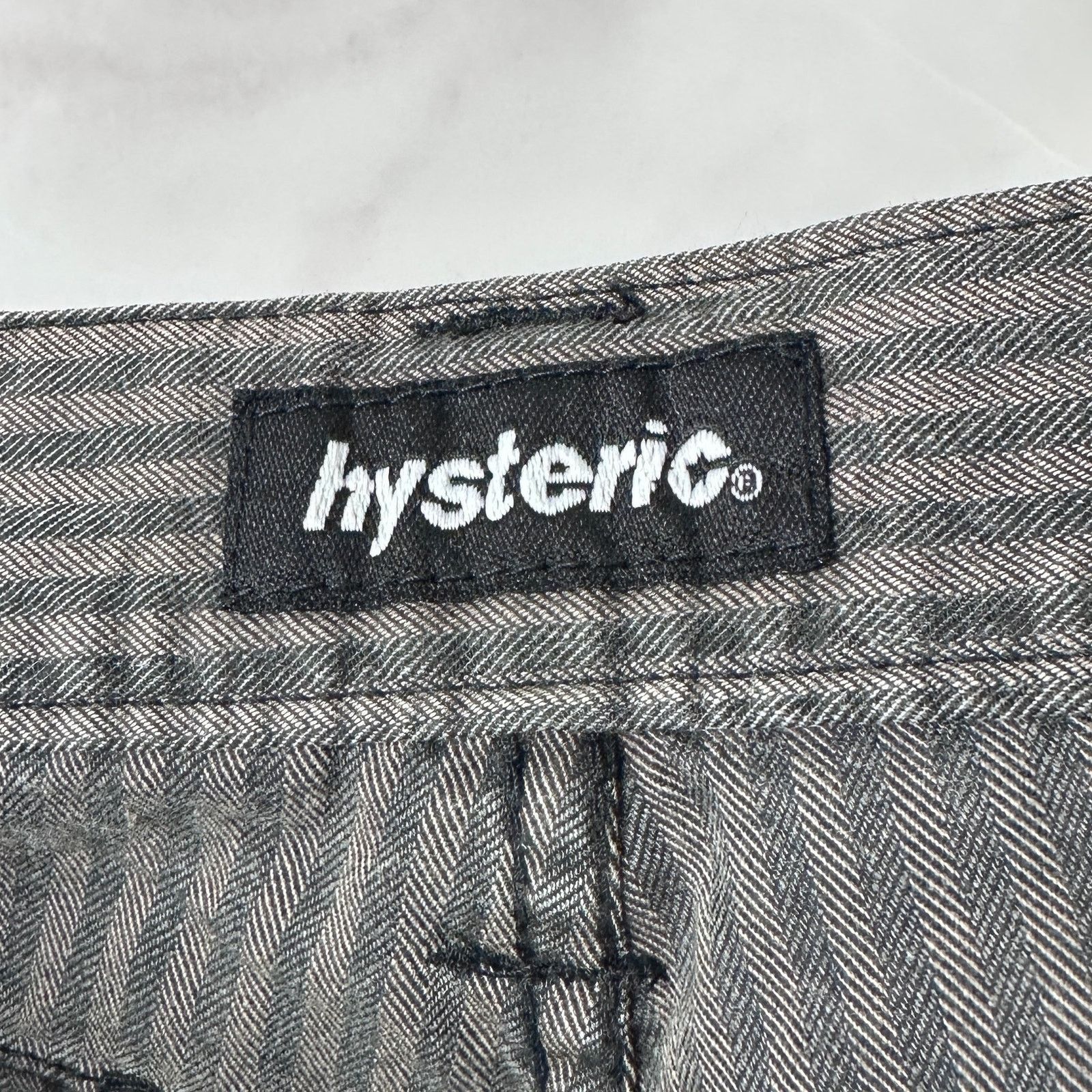 Hysteric Glamour Grey Striped Front Pocket Pants Size US 29 - 10 Thumbnail
