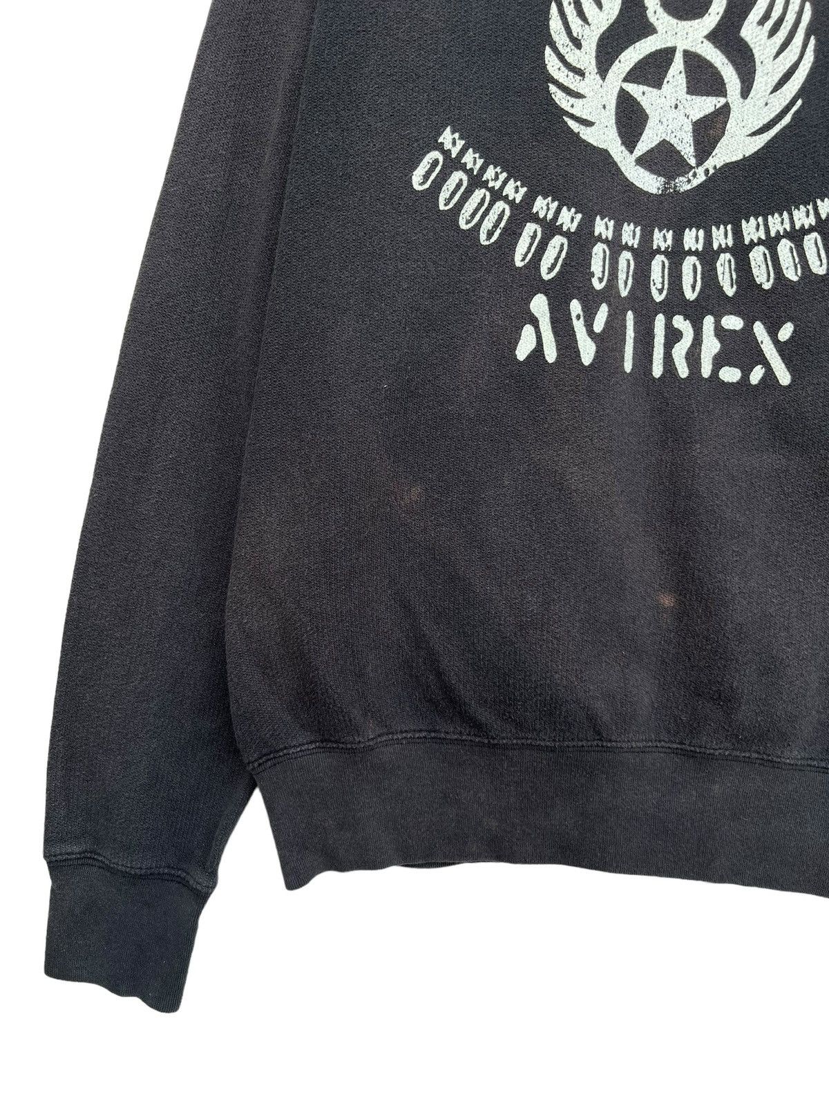 Avirex Y2k AVIREX USAAF Black Sweater Size US S / EU 44-46 / 1 - 7 Thumbnail