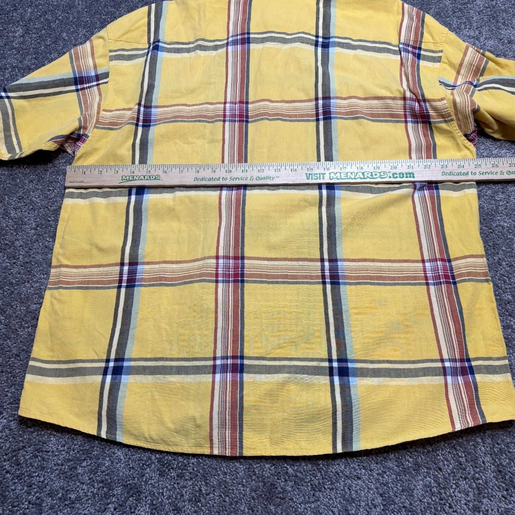 Vintage VINTAGE Panhandle Slim Work Shirt Mens XL Yellow Plaid Pockets Button Down 90s Size US XL / EU 56 / 4 - 5 Thumbnail