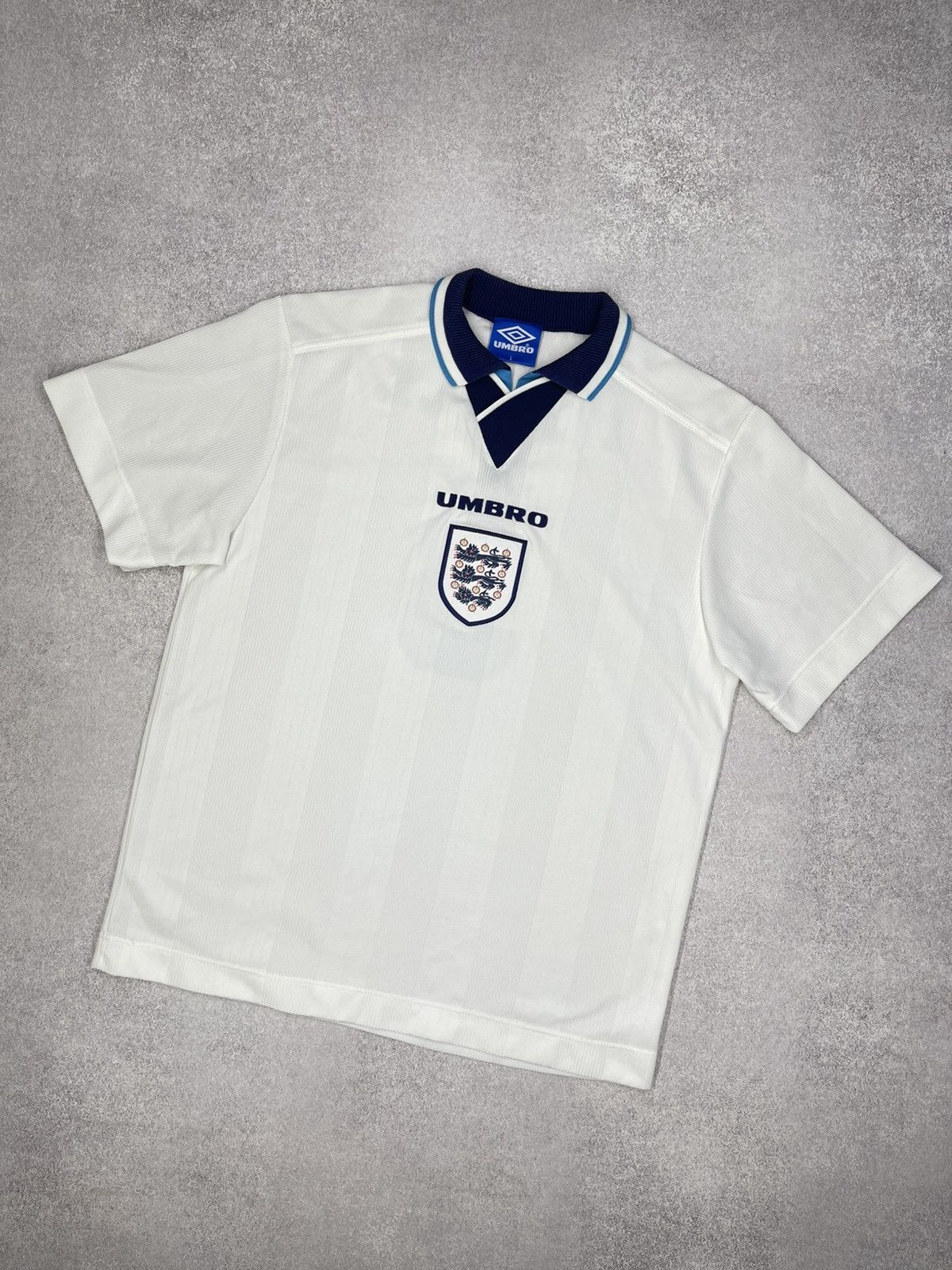 Umbro Vintage Umbro England 1996 Stuart Pearce 3 Soccer Jersey Y2K Size US L / EU 52-54 / 3 - 1 Thumbnail