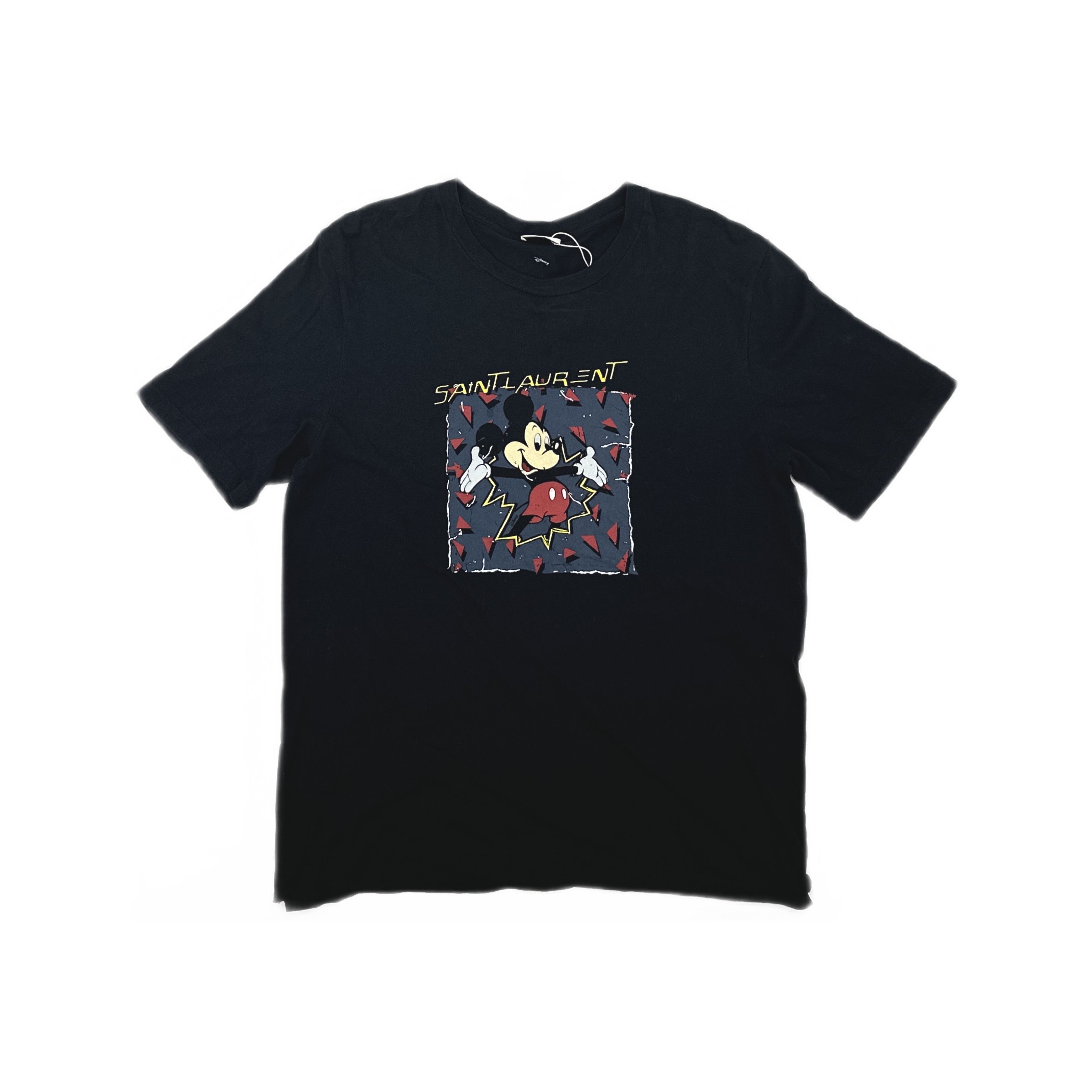 Saint Laurent Paris Saint Laurent Mickey Mouse Print T-Shirt Size M Size M / US 6-8 / IT 42-44 - 1 Thumbnail
