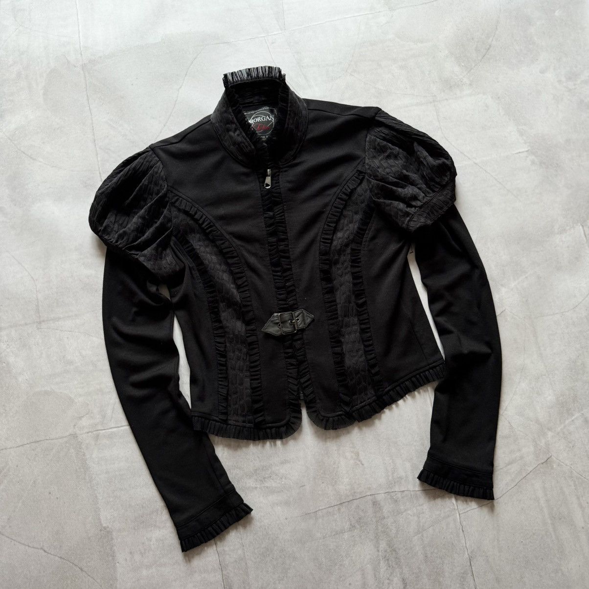 Hysteric Glamour × Undercover Gothic Vampire Sweater Strap Ruffle LGB Margiela Vibe Size S / US 4 / IT 40 - 1 Thumbnail