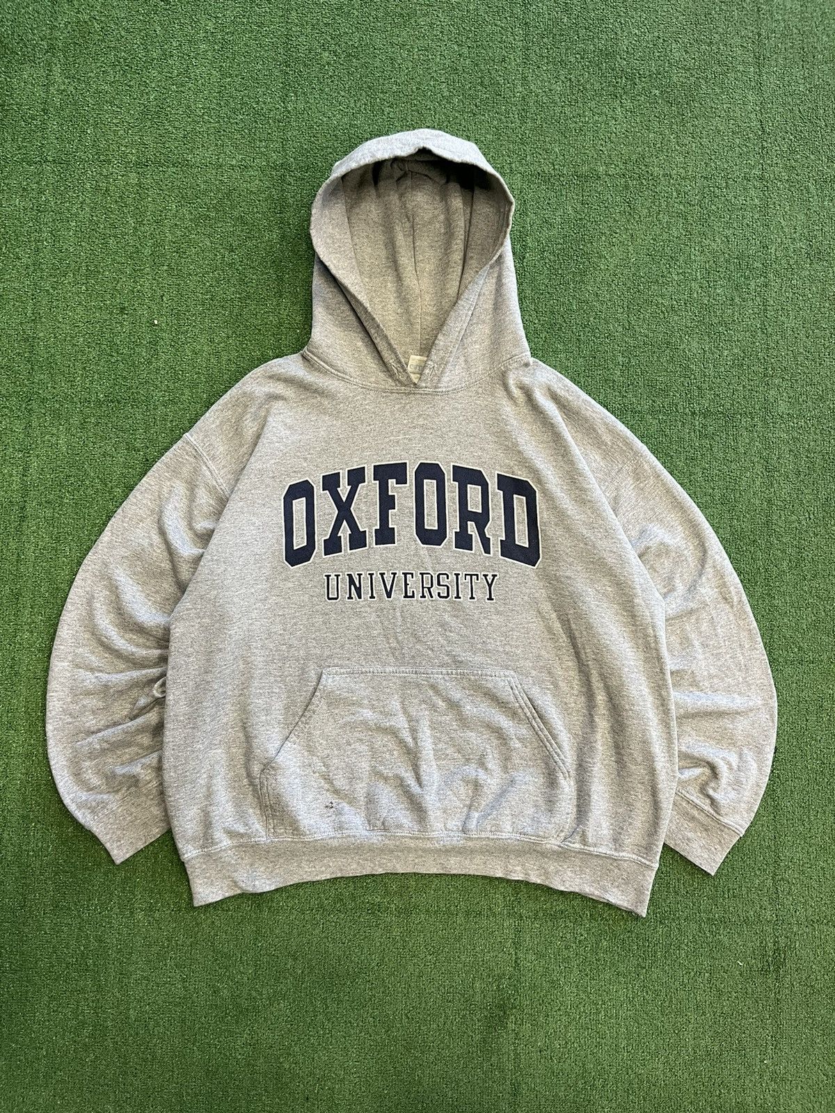 Other Vintage Y2K Oxford University American College 90s Hoodie Size US L / EU 52-54 / 3 - 1 Thumbnail