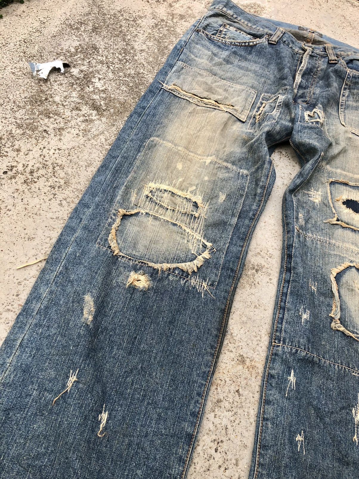 Hypebeast BORO RUSTY DENIM BY US BOARDER DENIM Size US 33 - 7 Thumbnail