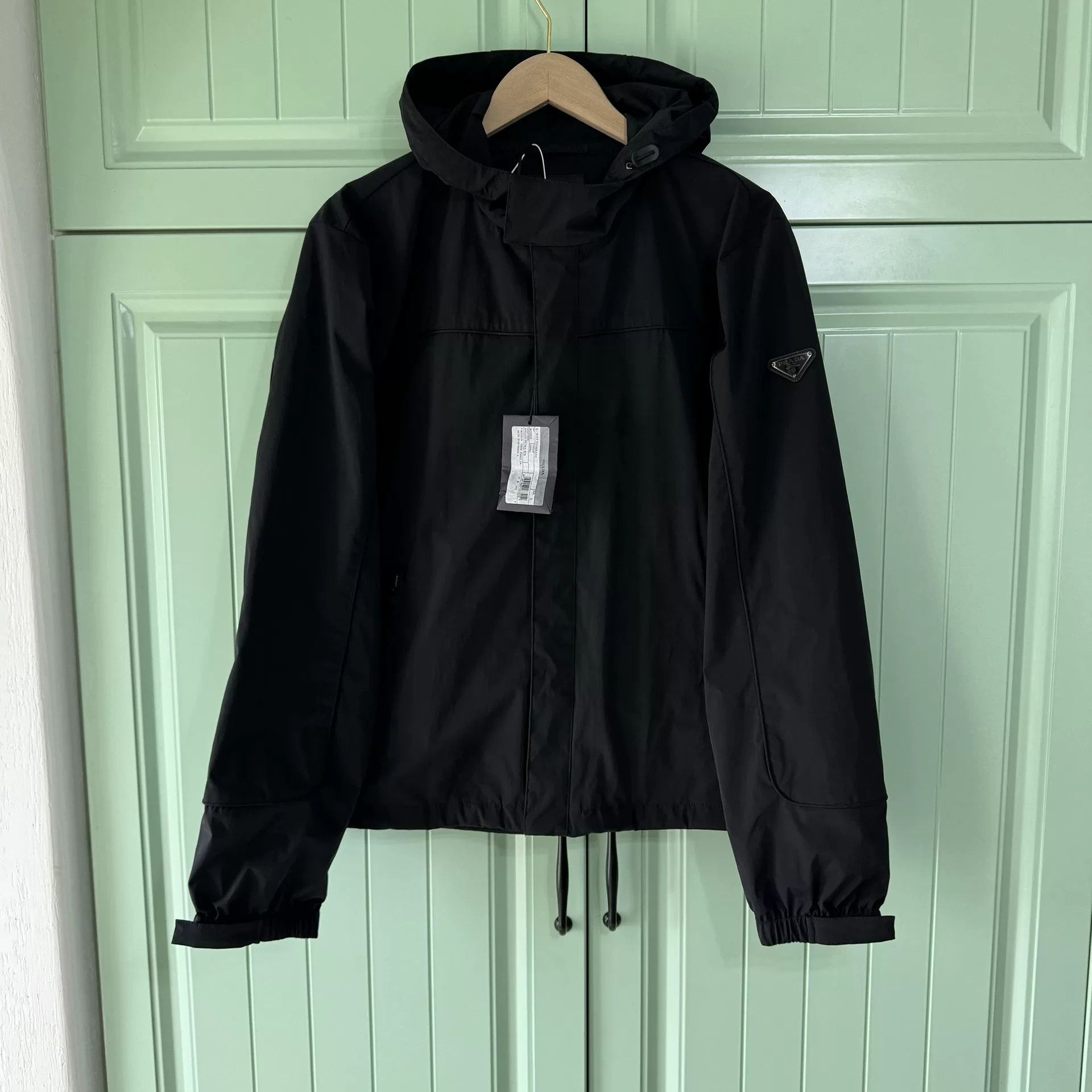 PRADA コート　Art.SGV732　ブラック　Lサイズ　プラダ Prada Prada Black Light Jacket Art.SGV732 | Grailed
